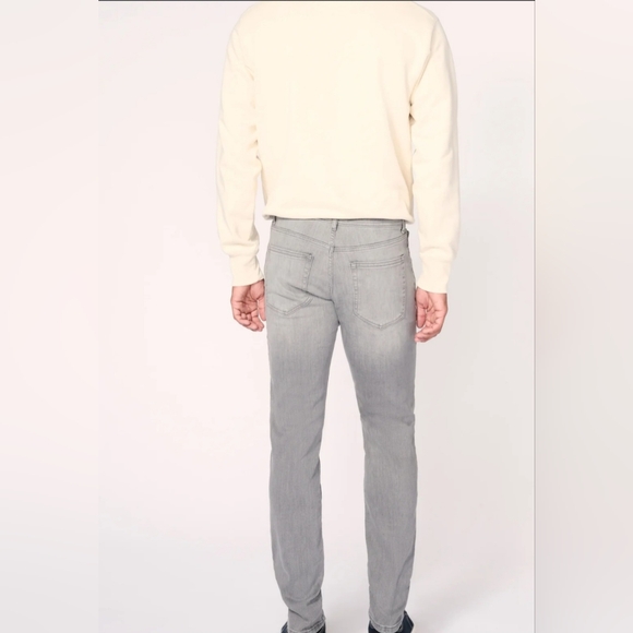 Warpt + Weft Gray HND Tokyo Skinny Jeans Size 34x30 - Picture 13 of 16